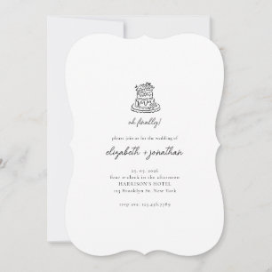 Convite Casamento Roteiro Minimalista Oh Finalmente