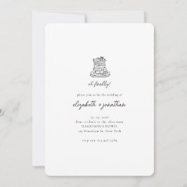Convite Casamento Roteiro Minimalista Oh Finalmente
