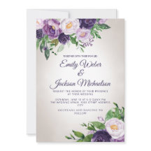 Casamento Roxo Lavanda Folhagem 