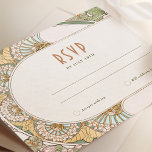 Convite Casamento RSVP Inserir Vintage Art Nouveau por Muc<br><div class="desc">Cartão RSVP do Casamento vintage Art Nouveau, de Alphonse Mucha, num design floral, romântico e caprichoso. Os florescimentos vitorianos complementam os tipos clássicos de arte deco fonts. Introduza as suas informações personalizadas e está concluído. Se você quiser mudar o design, simplesmente clique no botão azul "Personalizar". Muito obrigado por considerar...</div>