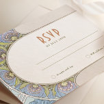 Convite Casamento RSVP Inserir Vintage Art Nouveau por Muc<br><div class="desc">Cartão RSVP do Casamento vintage Art Nouveau, de Alphonse Mucha, num design floral, romântico e caprichoso. Os florescimentos vitorianos complementam os tipos clássicos de arte deco fonts. Introduza as suas informações personalizadas e está concluído. Se você quiser mudar o design, simplesmente clique no botão azul "Personalizar". Muito obrigado por considerar...</div>