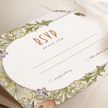 Convite Casamento RSVP Vintage Art Nouveau William Morris<br><div class="desc">Cartão RSVP do Casamento vintage Art Nouveau de William Morris num design floral, romântico e caprichoso. Os florescimentos vitorianos complementam os tipos clássicos de arte deco fonts. Introduza as suas informações personalizadas e está concluído. Se você quiser alterar a design, clique no botão azul "Personalizar". Muito obrigado por considerar a...</div>