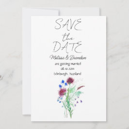 Convite Casamento Russo Das Flores Escocesas