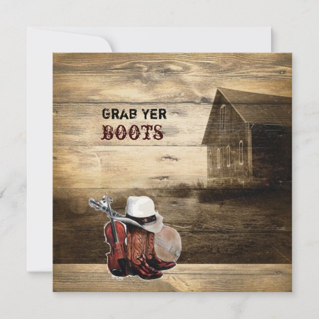 Convite Casamento Russo de Barão de Madeira (Frente)