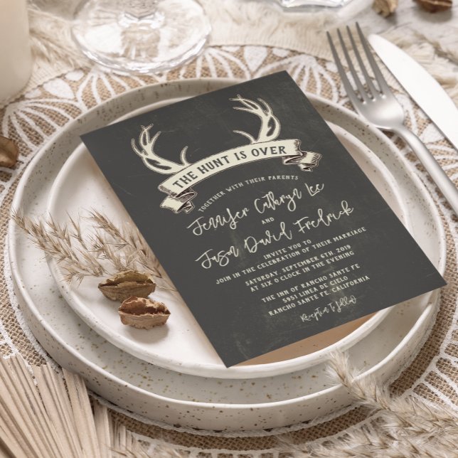 Convite Casamento Russo de Chalkboard (Criador carregado)