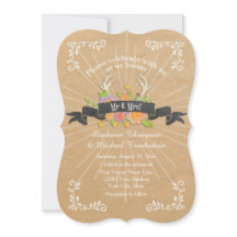 Casamento Russo de Deer Antler Wildflower