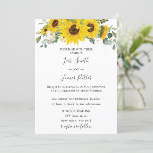 Convite Casamento Russo De Flor De Girassol 