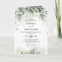 Casamento Russo de Goma Botânica Eucalyptus Greene