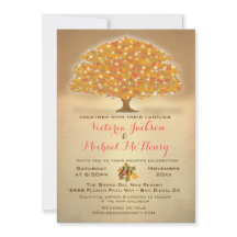 Casamento Russo de outono com luzes cintilantes