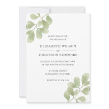 Casamento Russo Elegante De Aquarela Verde