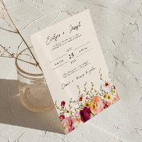 Casamento Russo Floral de Mola Floral Cinza-Rosa