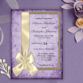 Convite Casamento Russo Violet Boho