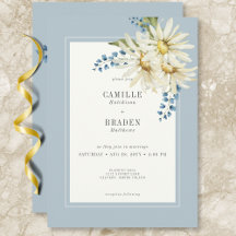 Casamento Rustic Blue & White Daisies