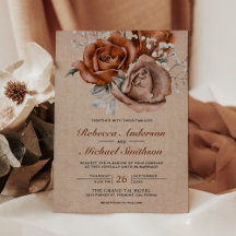 Casamento Rustic Burlap Orange Rosa Terracotta