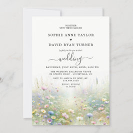 Convite Casamento Rustic Country Watercolor