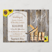 Casamento Rustic Cowboy Boots, Lace e Girassóis