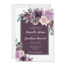 Casamento Rustic Sangria Dark Purple Mauve Flowers