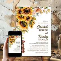 Casamento Rustic Sunflower