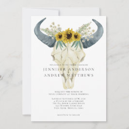Convite Casamento Rustic Sunflower Bohemian Country