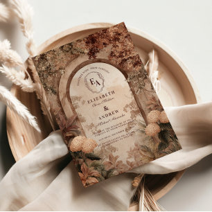 Convite Casamento Rustic Vineyard Archway