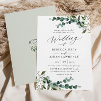 Casamento Rustic Watercolor Greenery