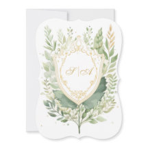 Casamento Rustic Watercolor Greenery