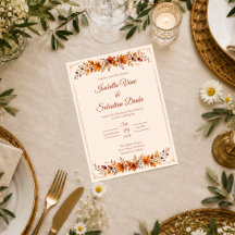 Casamento Rústico com Folhas de Outono