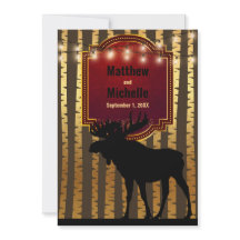 Casamento Rústico, Dourado Aspen Árvores e Luzes