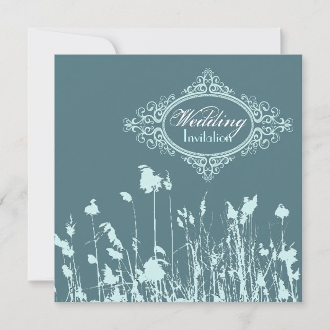 Convite casamento rústico ocidental ao ar livre (Frente)