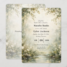 Casamento Sage Ivory Firefly Woodland