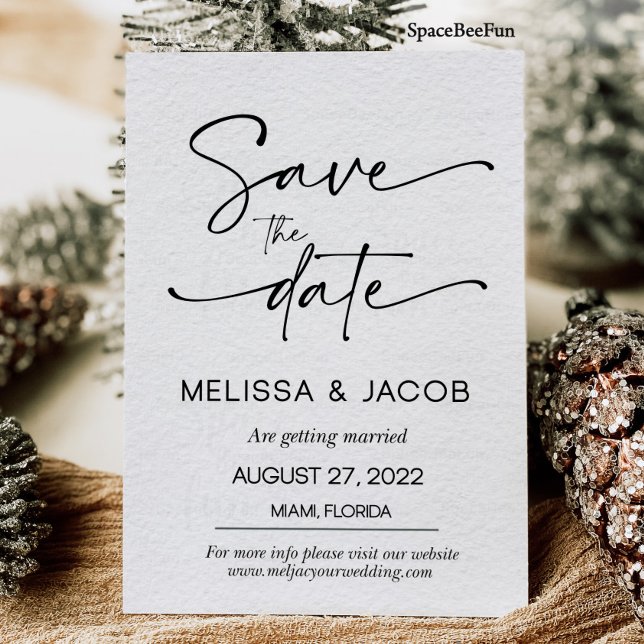 Convite Casamento Salve A Data Clássica Do Minimalismo Mod (wedding save the date,modern save the date,vintage save the date,wedding announcement,save the date,)