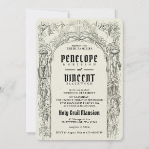 Convite Casamento Santo Graal