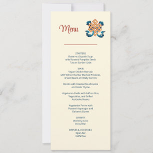 Convite Casamento sem fim de Knot Tibetan