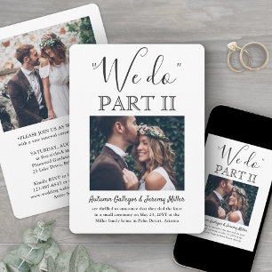 Convite Casamento Sequência 2 Foto Script Simples Nós Faze