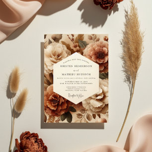 Convite Casamento Sienna Bloom