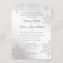 Casamento Silver Snowflakes