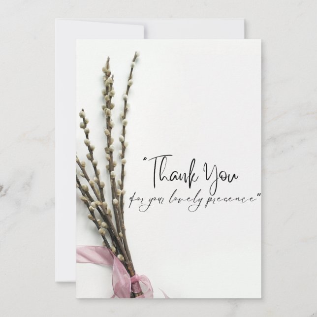 Convite casamento simples (Verso)