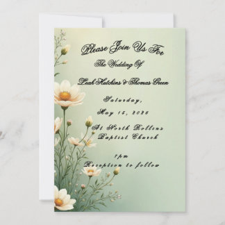Convite Casamento simples