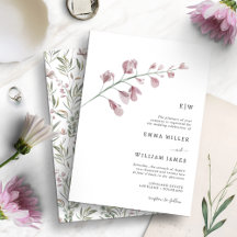 Casamento Simples Botânico Elegante