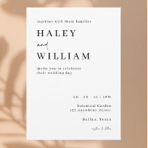 Casamento Simples de Script Minimalista Clássico C