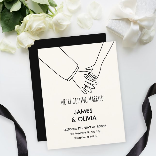 Convite Casamento simples e divertido (Criador carregado)