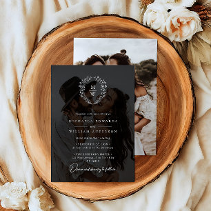 Convite Casamento Simples e Elegante com Sobreposição de T
