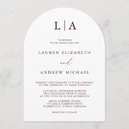 Convite Casamento Simples e Minimalista da Arca Monográfic