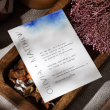 Casamento simples e moderno azul náutico