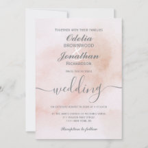 Casamento Simples Elegante De Aquarela Estética