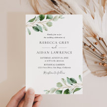 Casamento Simples Eucalyptus Greenery