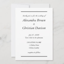 Casamento Simples Minimalista