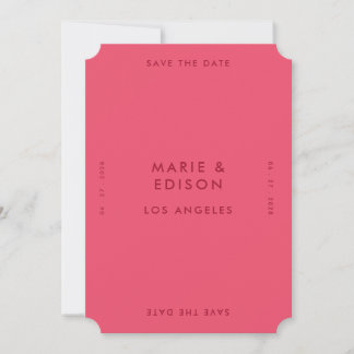 Convite Casamento Simples Moderno Minimalista Salve a Data