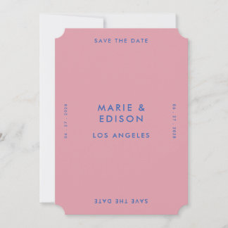 Convite Casamento Simples Moderno Minimalista Salve a Data