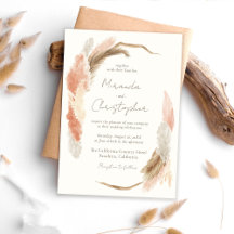 Casamento Simples Moderno Rústico com Grama Pampas